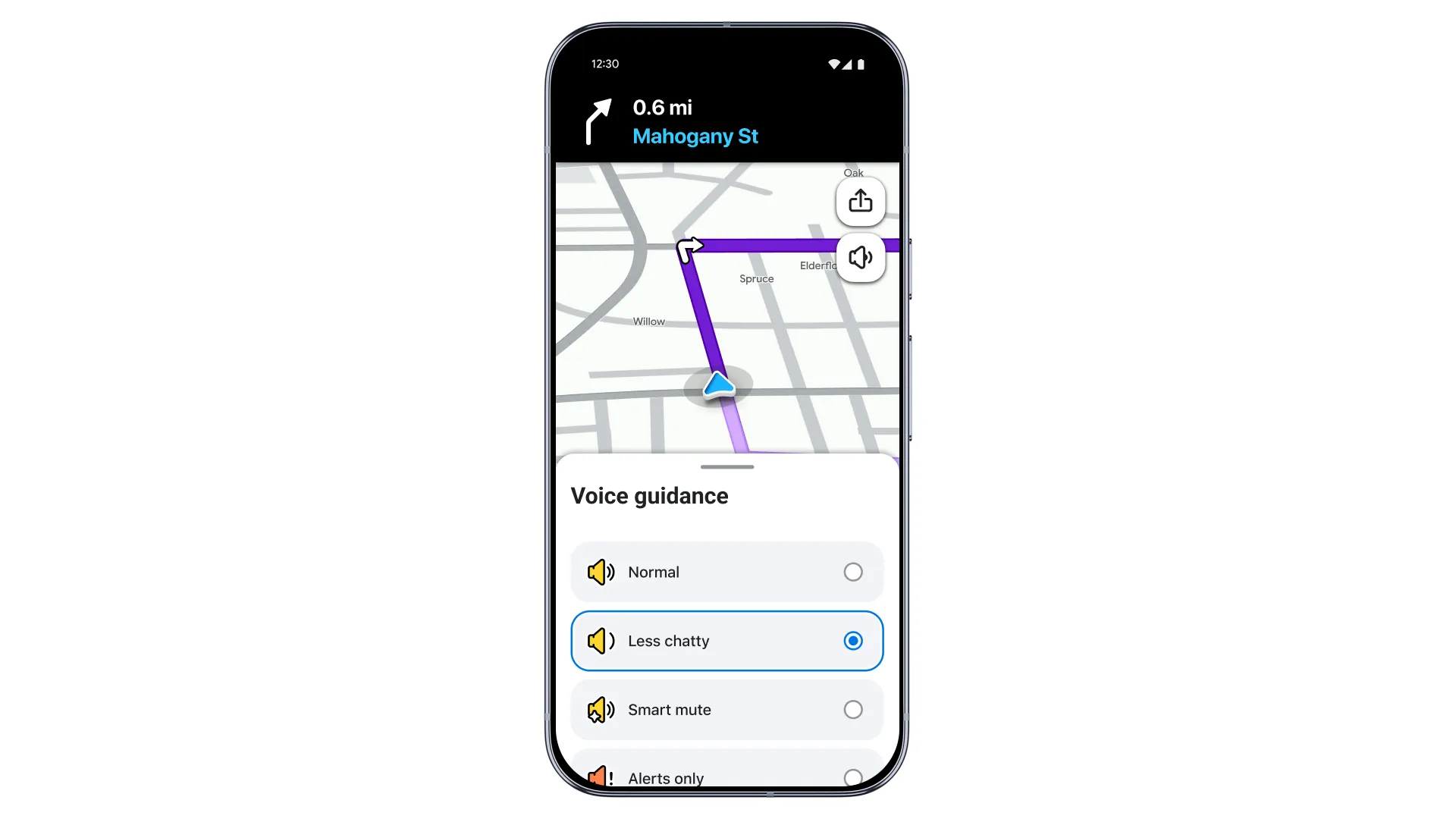 You can adjust voice prompts to be “less chatty.”