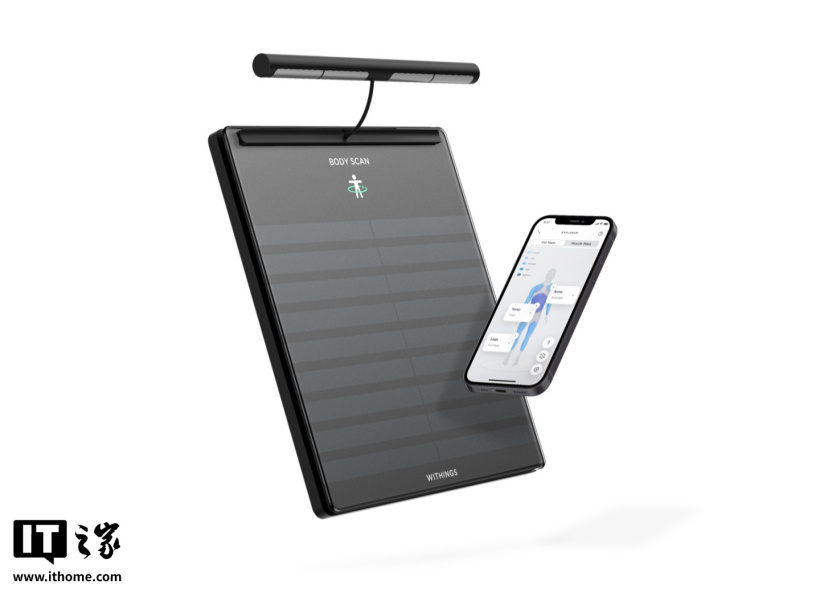 Withings Body Scan 2 体重秤上市:可测高血压风险与细胞健康等 60 项指标,599.95 美元