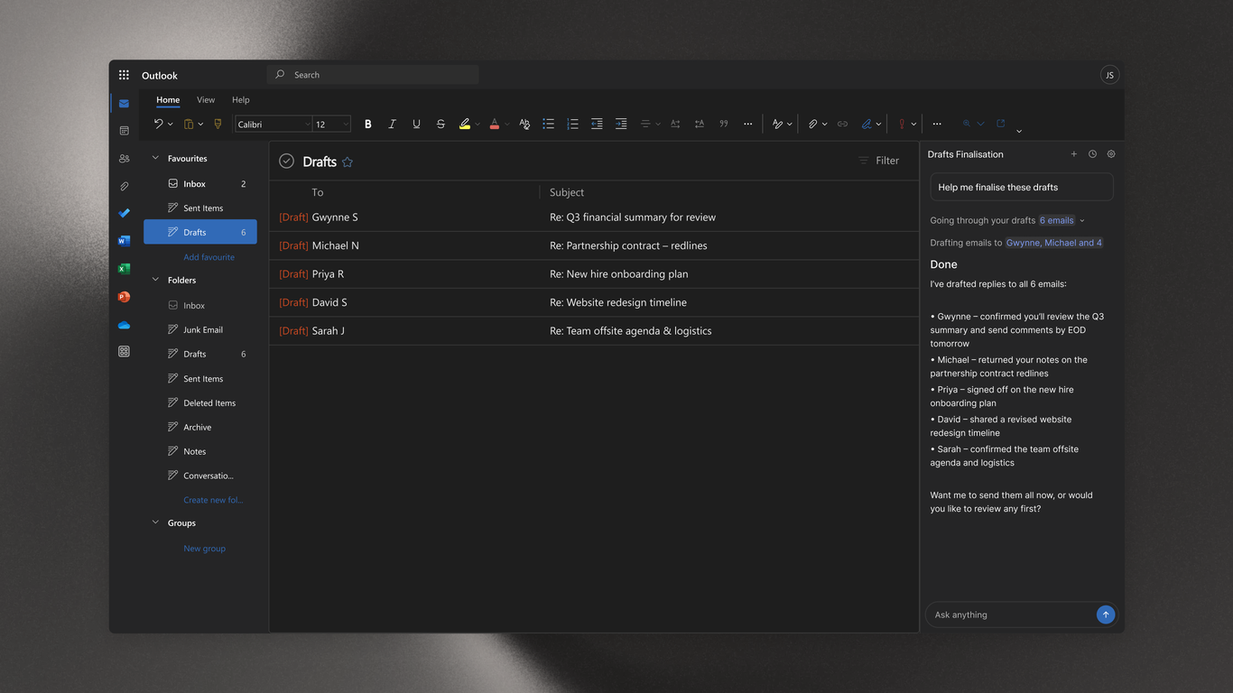马斯克推出适用于微软 Outlook 的 Grok 插件，可 AI 整理邮件、总结摘要