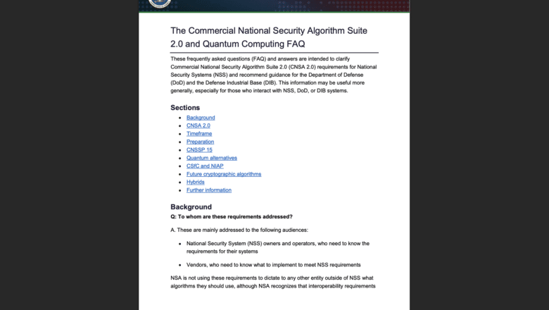 CNSA 2.0 CNSA 2.1