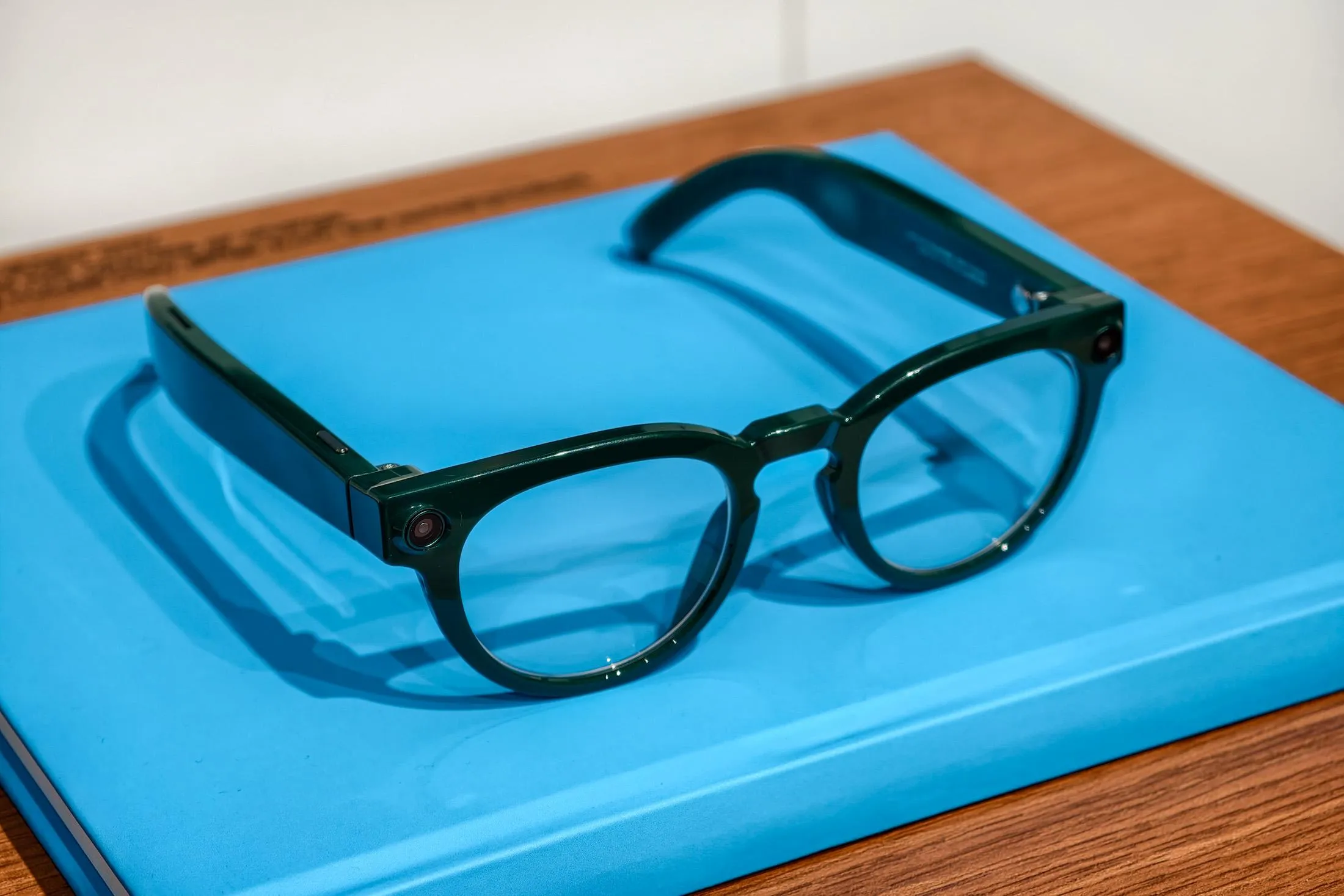 Warby Parker’s original glasses come in a subtle green.
