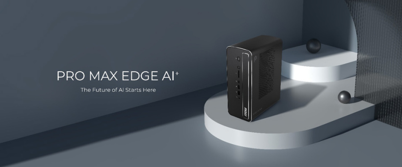 MSI veröffentlicht den 4L-kompakten Desktop-PC PRO MAX EDGE AI+, basierend auf AMD Ryzen AI Max+ 300
