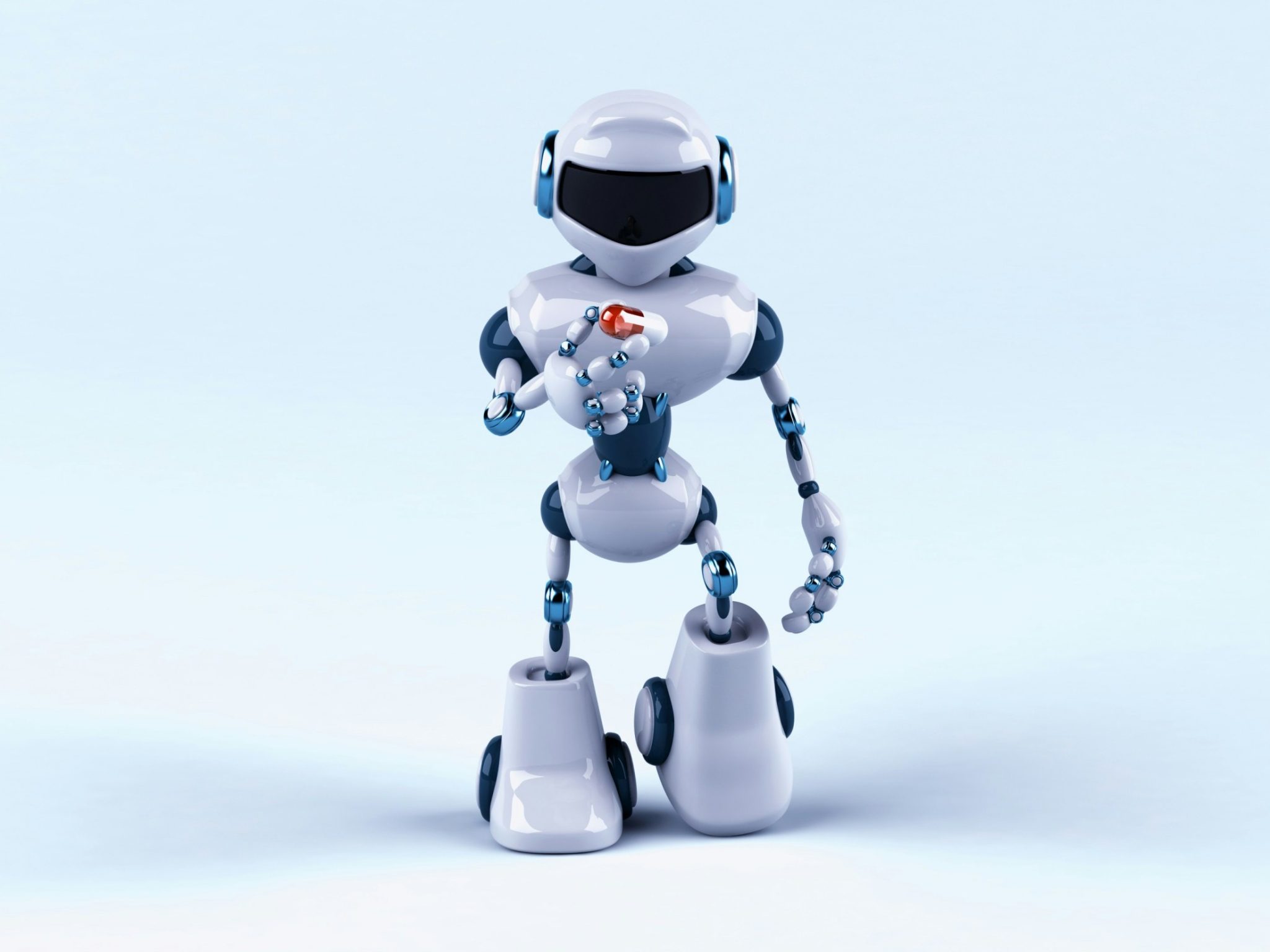 Robot holding medicine as Nvidia's new Medical Physics Simulation framework treats healthcare robots as physical AI systems that need embodied experience to learn, not just code.