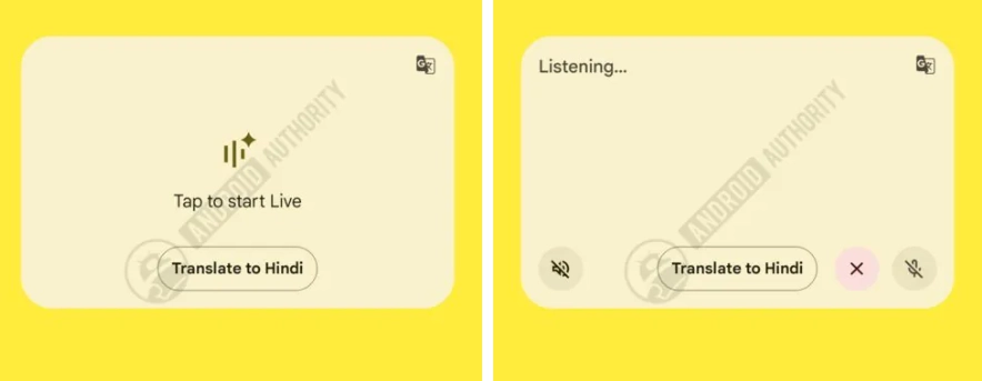 安卓版 Google Translate 测试 Live Translate 小部件：无需打开应用即可实时翻译