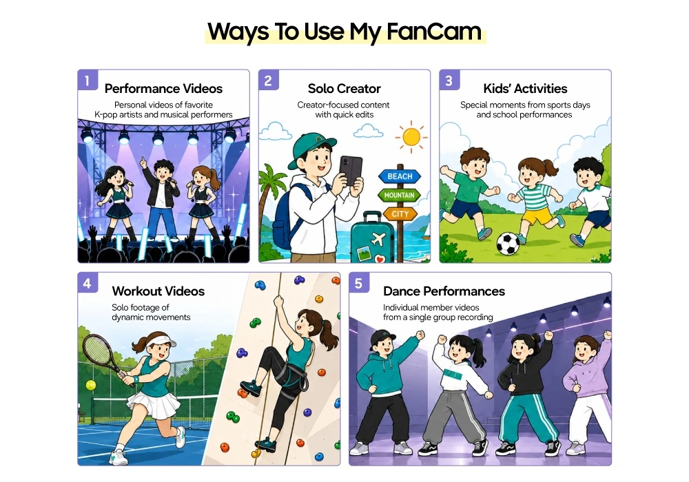Samsung launches the My FanCam feature for models like the Galaxy Z Fold8, with AI automatically tracking designated individuals