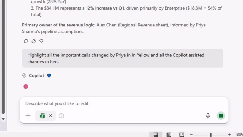 微软 Excel 推出 Change History 功能,用 Copilot 梳理协作修改历史