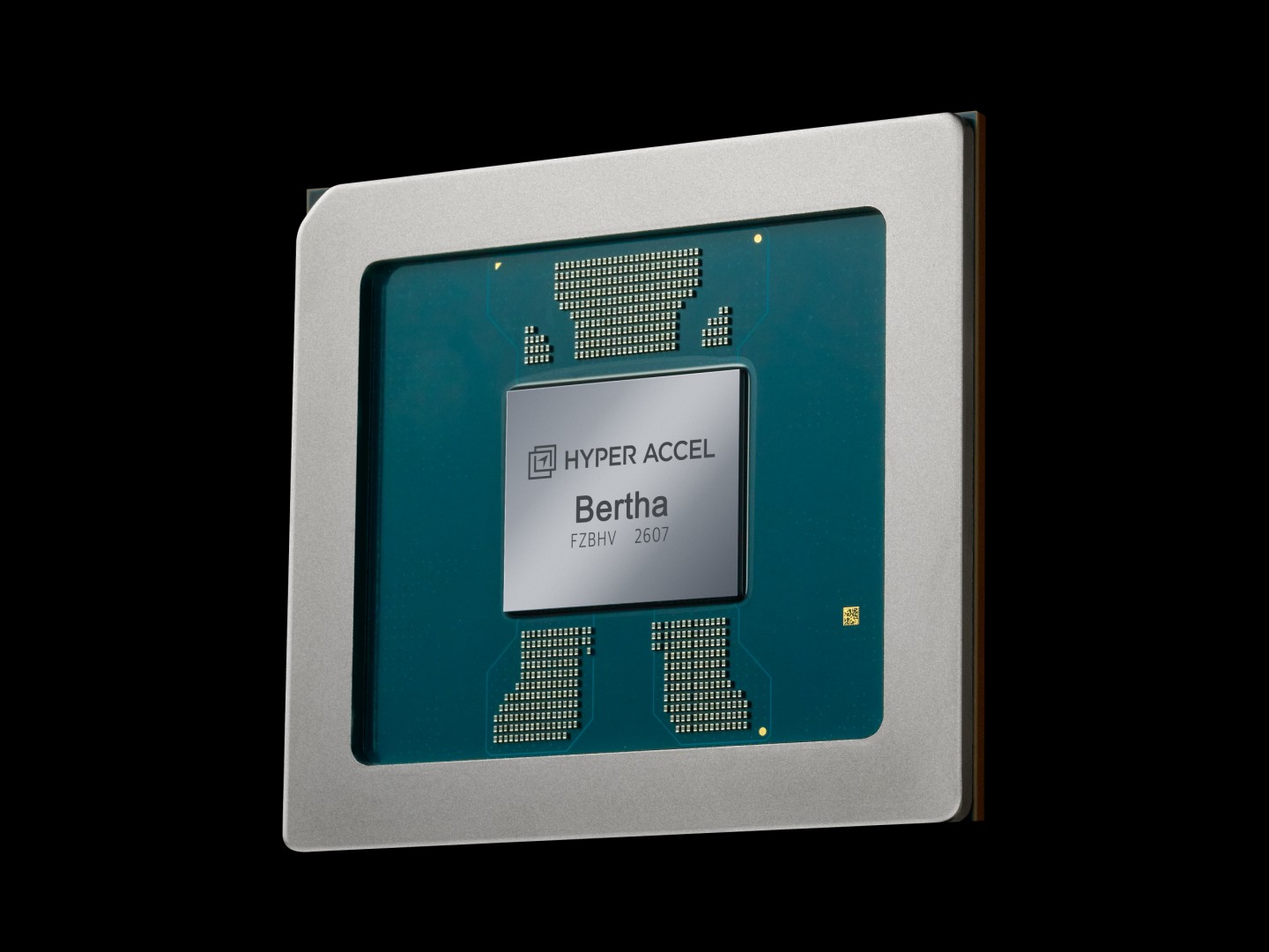 L'azienda coreana HyperAccel avvia la produzione in serie del chip AI a 4nm Bertha, destinato all'uso di inferenza nei data center