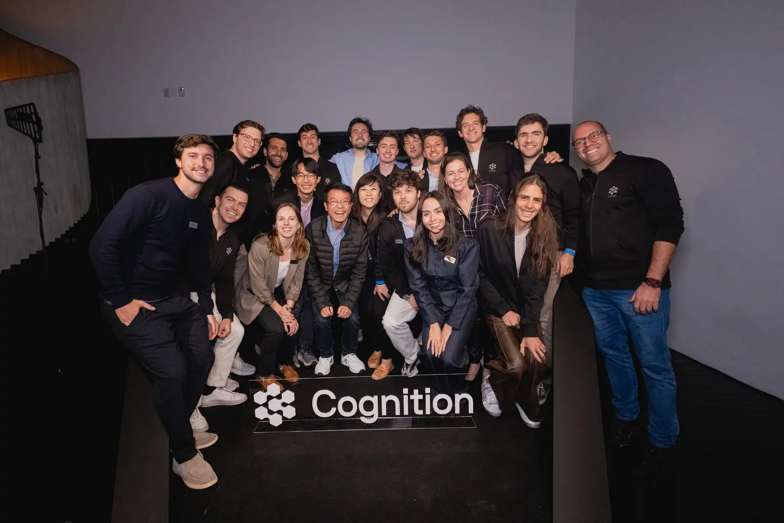 The Cognition team at the Latin America launch event at MASP in São Paulo