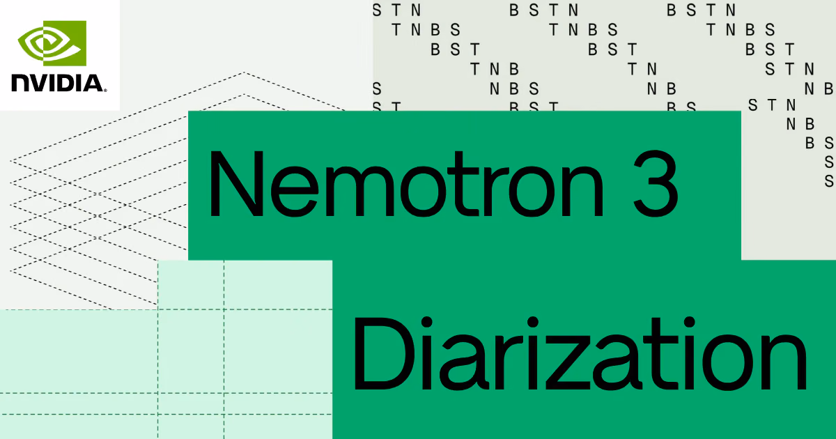 Nemotron 3 diarization