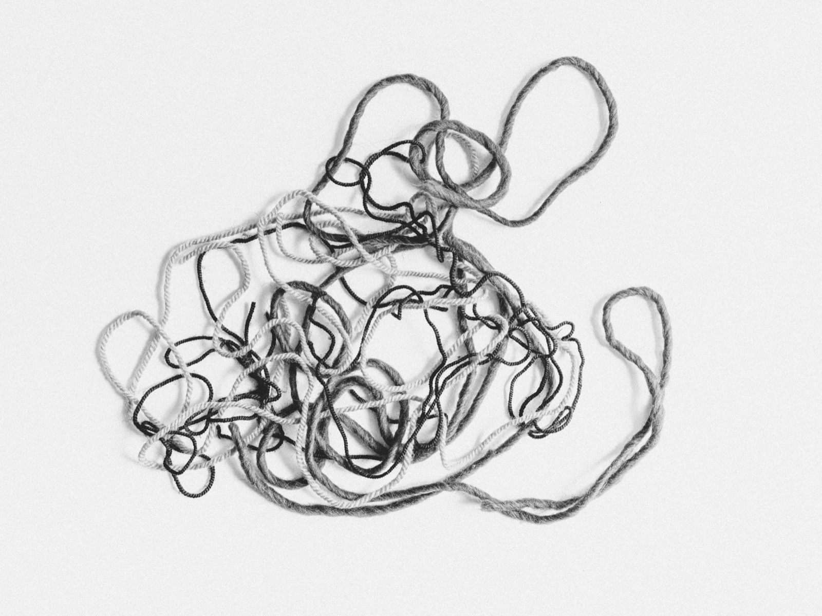 A tangle of colorful wires
